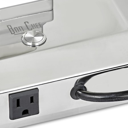 Bon Chef Single Square Heat Lamp With S/S Shade  23" High  250 Watts  2.2 Amps Daisy Chain Capable 9658